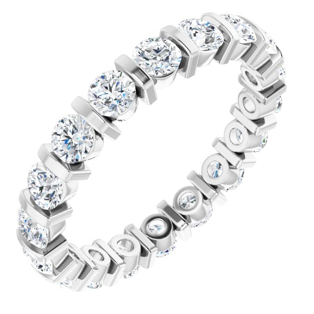 1.80 ct. Round Diamond Eternity Band-VIRABYANI